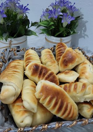 صورة لوصفة فطائر جبن ونعناع 🥐🧀🧈