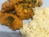 Ayam krispy saos telor asin