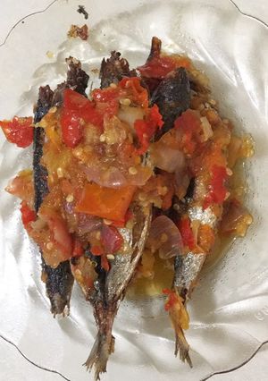 Foto resep Ikan keranjang sambel setan