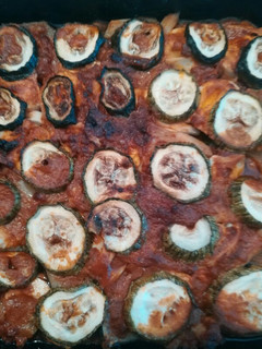 Una foto de Calabacines al horno