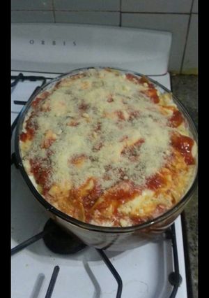 Una foto de Lasagna rellena