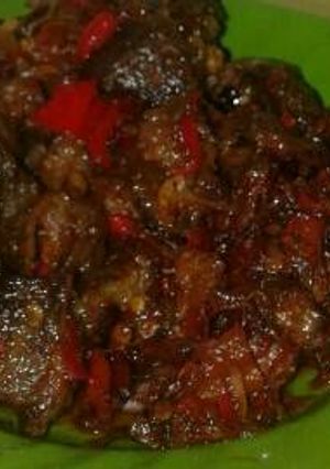 Foto resep Sambal daging sapi #kitaberbagi