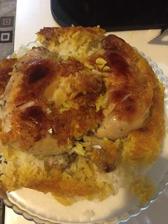 عکسی از دستور ته انداز مرغ