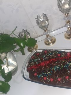 عکسی از دستور کیک خیس شکلاتی مخصوص