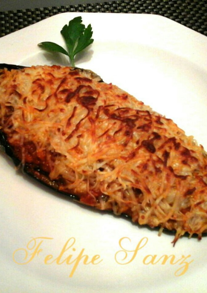 Una foto de Berenjenas rellenas de atún