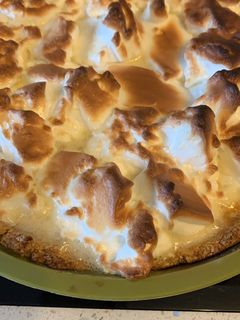 Una foto de Pie de limón libre de lácteos