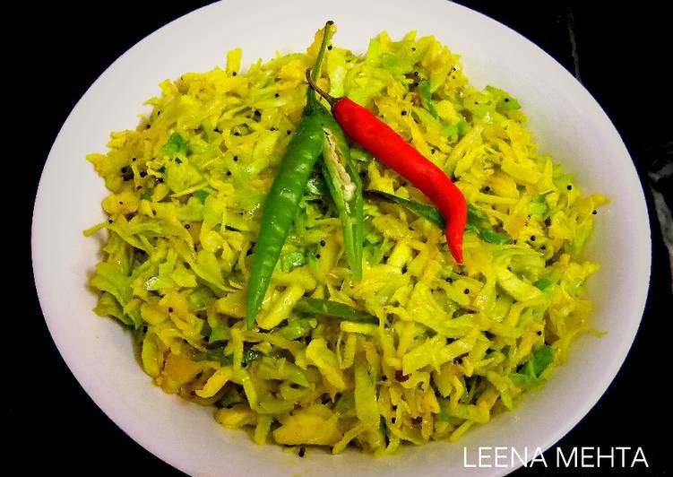 Simple Way to Make Super Quick Homemade Cabbage Sambharo