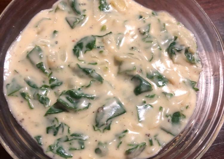 Easiest Way to Make Super Quick Homemade Arno’s Steakhouse Creamed Spinash