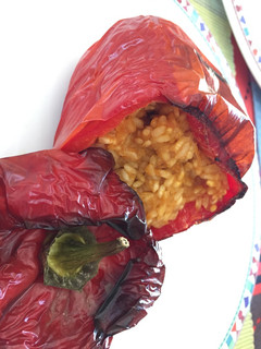 Una foto de Pimientos rellenos de arroz