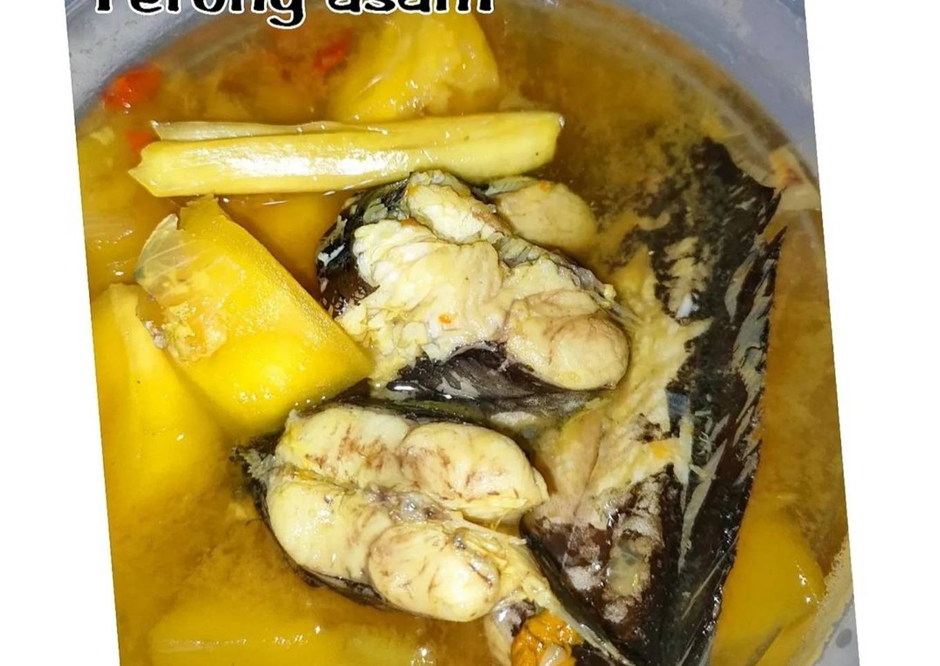 Ikan asam pedas terong asam