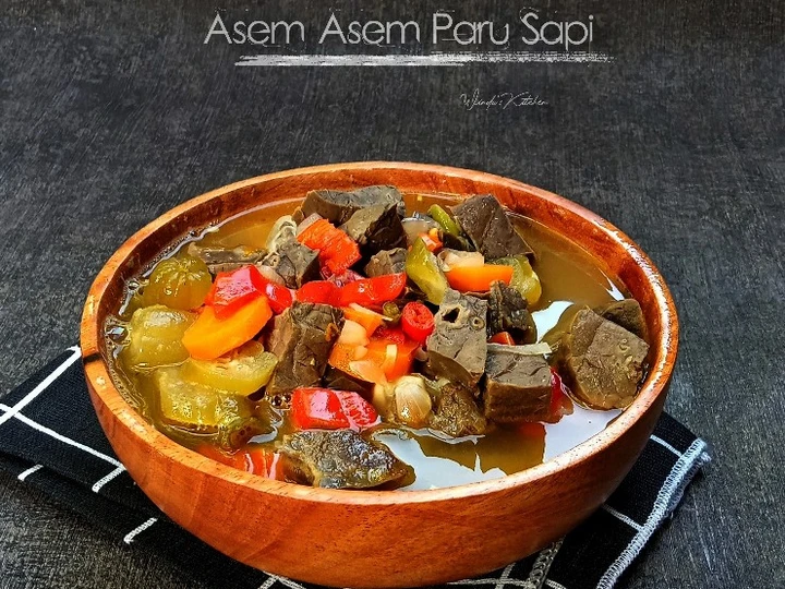 Cara Mudah Membuat Resep Asem Asem Paru Sapi yang Lezat