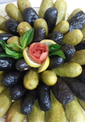 صورة لوصفة محشي باذنجان وكوسا