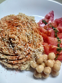 Una foto de Hummus de garbanzos casero