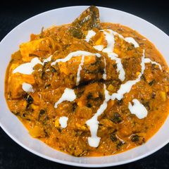 A picture of Methi paneer.