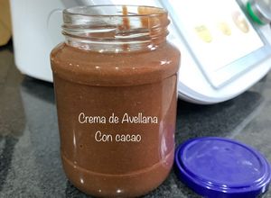 Una foto de Crema de Avellana con cacao - Thermomix