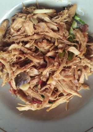 Foto resep Ayam suwir bumbu komplit
