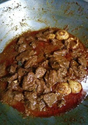 Foto resep Rendang Telur Daging Sapi