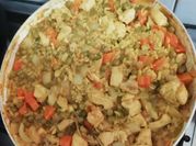 Una foto de paella de choritos