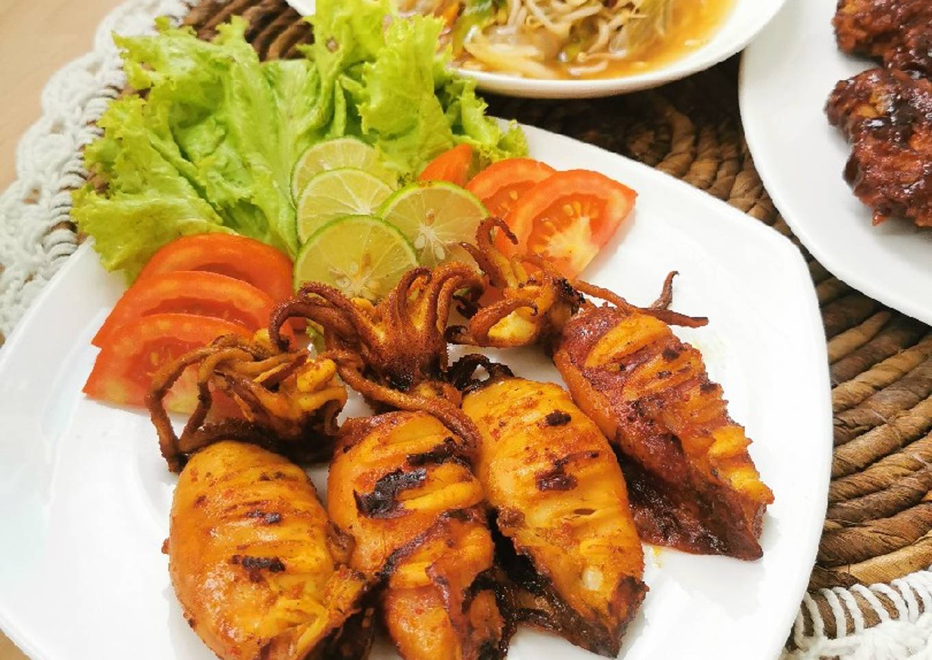 Cumi Bakar Pedas Manis