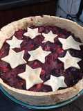 Pie de frutos rojos
