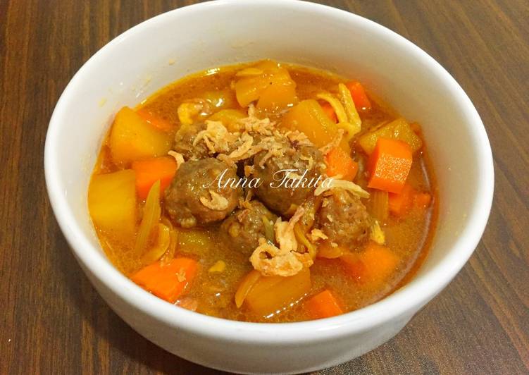 Rahasia Membuat Semur Bola Daging, Enak