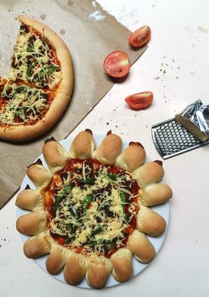 Foto resep Pizza sapi lada hitam(beef blackpeper)