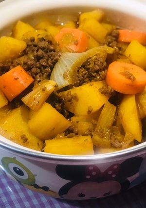 Foto resep Kentang Kecap Daging Sapi