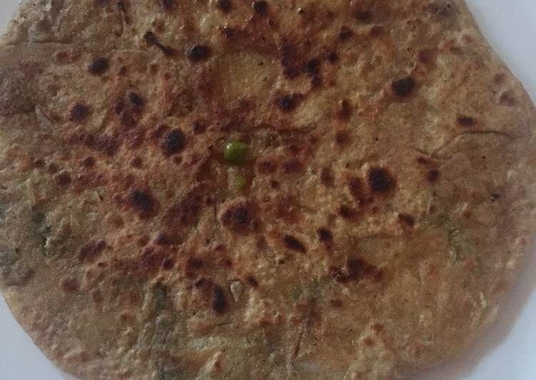 Recipe of Homemade Green peas paratha