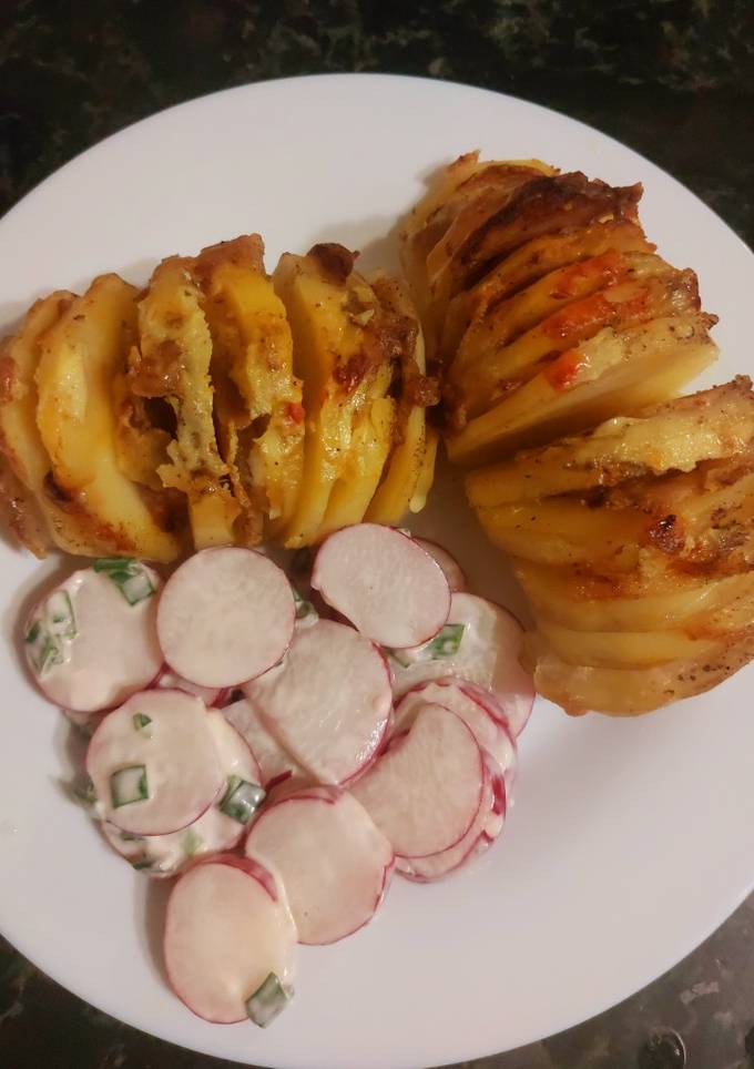Картопля гармошка в духовці