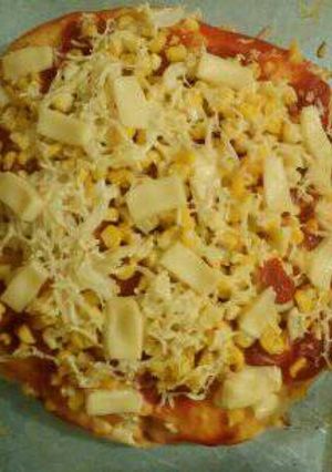 Foto resep Pizza corn sausage and cheese