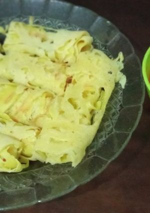 Foto resep Roti jala kuah kari daging sapi