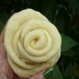 Roti kukus ubi kuning bentuk mawar alias pao/bakpao