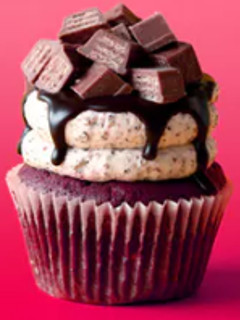 Una foto de Cupcakes de Kit Kat