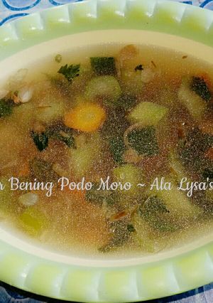Foto resep Sayur Bening Podo Moro ~ Ala Lysa's Kitchen