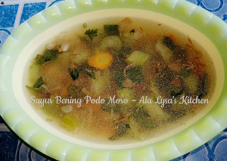 Resep Sayur Bening Podo Moro ~ Ala Lysa&#39;s Kitchen Anti Gagal