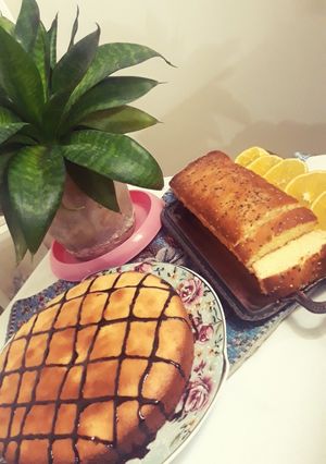 عکسی از دستور کیک پرتغالی🍊