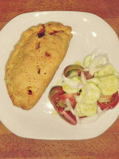 Una foto de Empanada casera vegana