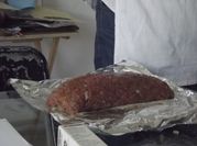Una foto de huevo cocido saludable