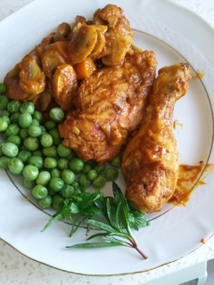 عکسی از دستور مرغ و قارچ