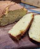 Pan de harina de Garbanzo SIN gluten, sin huevo, sin leche, sin amasar - vegano