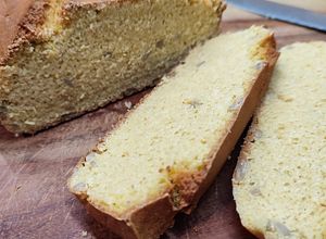 Foto principal de Pan de harina de Garbanzo SIN gluten, sin huevo, sin leche, sin amasar - vegano