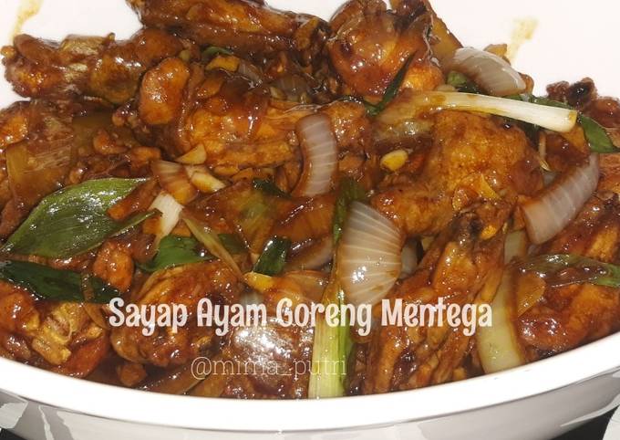 Sayap Ayam Goreng Mentega