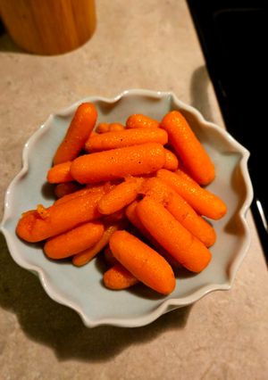 A picture of Glazed Carrots.