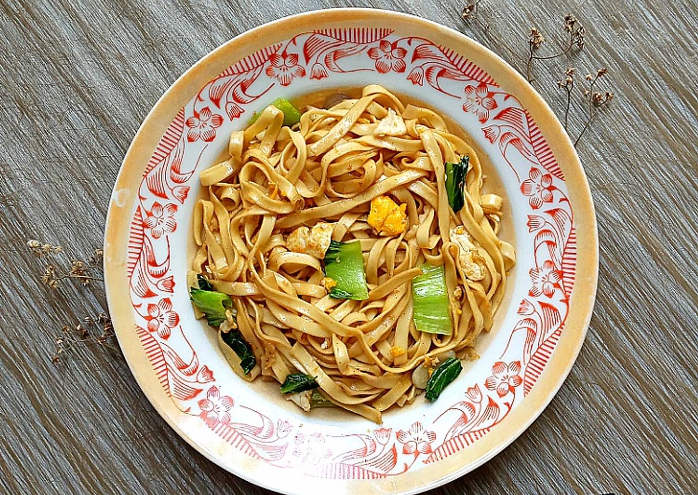 Mie Gepeng Goreng Saus Teriyaki