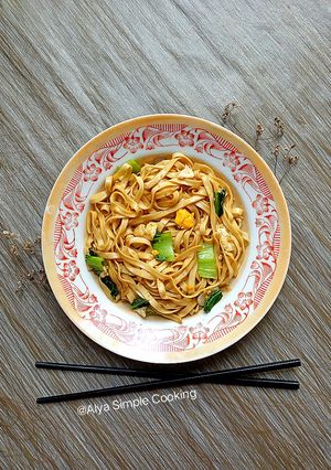 Foto resep Mie Gepeng Goreng Saus Teriyaki