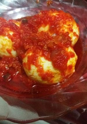 Foto resep Telur Balado extra bawang merah