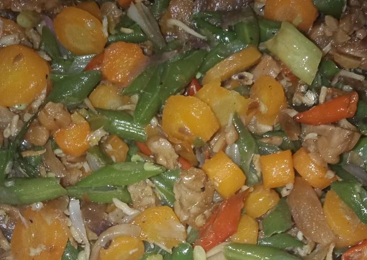 Resep Wortel buncis tumis campur² yang enak