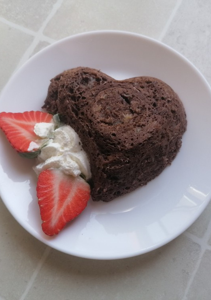 Una foto de Coulant saludable de plátano y chocolate