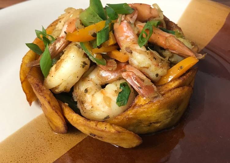 Step-by-Step Guide to Make Yummy Plantain Shrimp Swerve