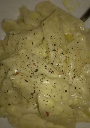 A picture of Vegan mac n cheese.